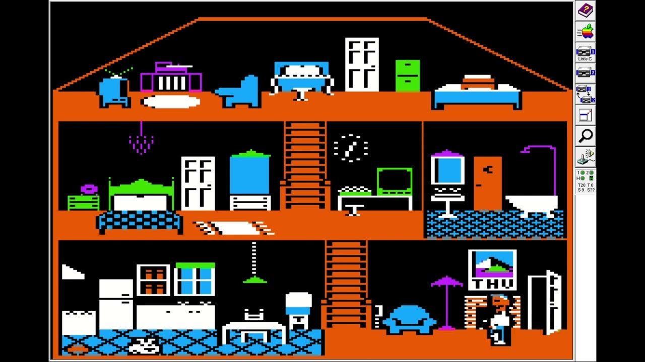 Little Computer People 1985 Apple II YouTube