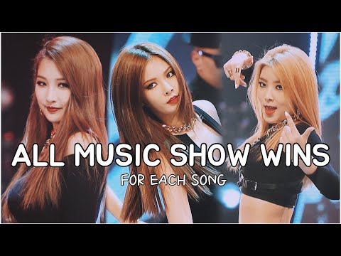 4MINUTE MUSIC SHOW WINS