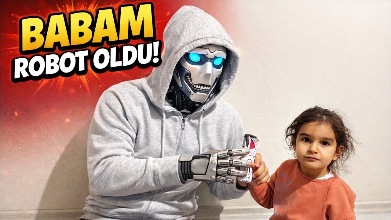 BABAM ROBOT OLDU🤖 AYLİZ KORKTU @elifsinemtv @KuzeyElif @niloyatv 