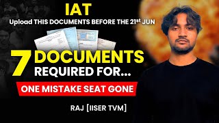 URGENT How to Upload 12th Result & Category Certificate in IAT 2026 Portal ⚠️