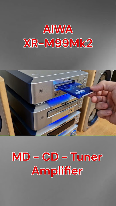 AIWA MiniDisc Recorder - CD Player - Tuner - XR-M99Mk2