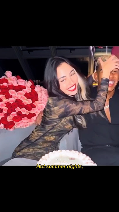 lamine Yamal with new girlfriend Nicki Nicole 🙈😍 #lamineyamal #yamal #nicki #nickinicole #barcelona