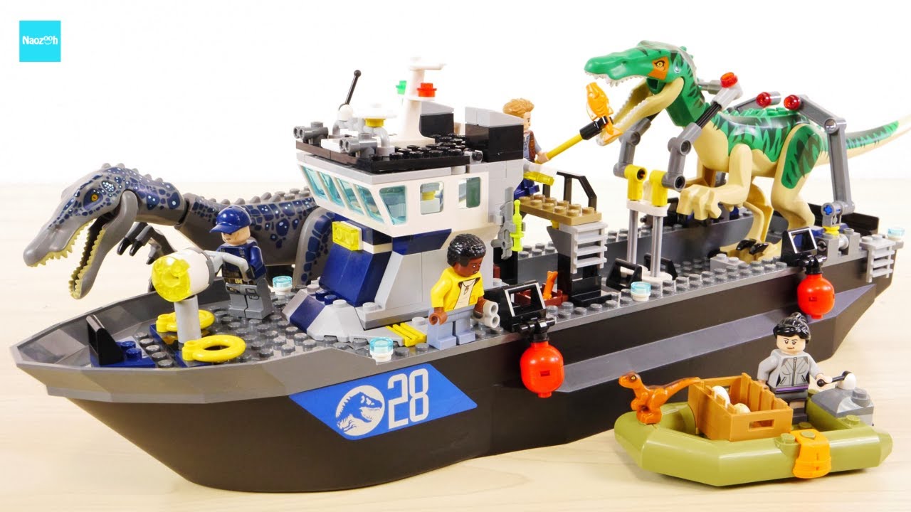LEGO Jurassic World 76942 Baryonyx Dinosaur Boat Escape Speed Build & Review