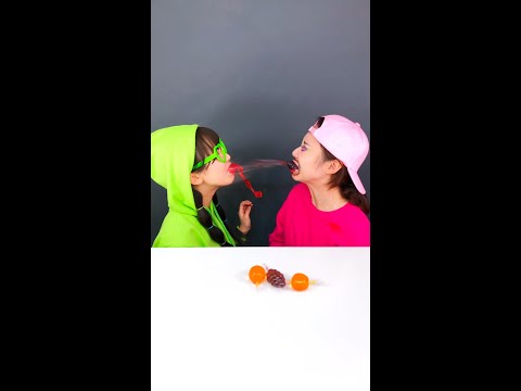 Mukbang Candy Race Challenge 젤리 김치말이 불닭볶음면 