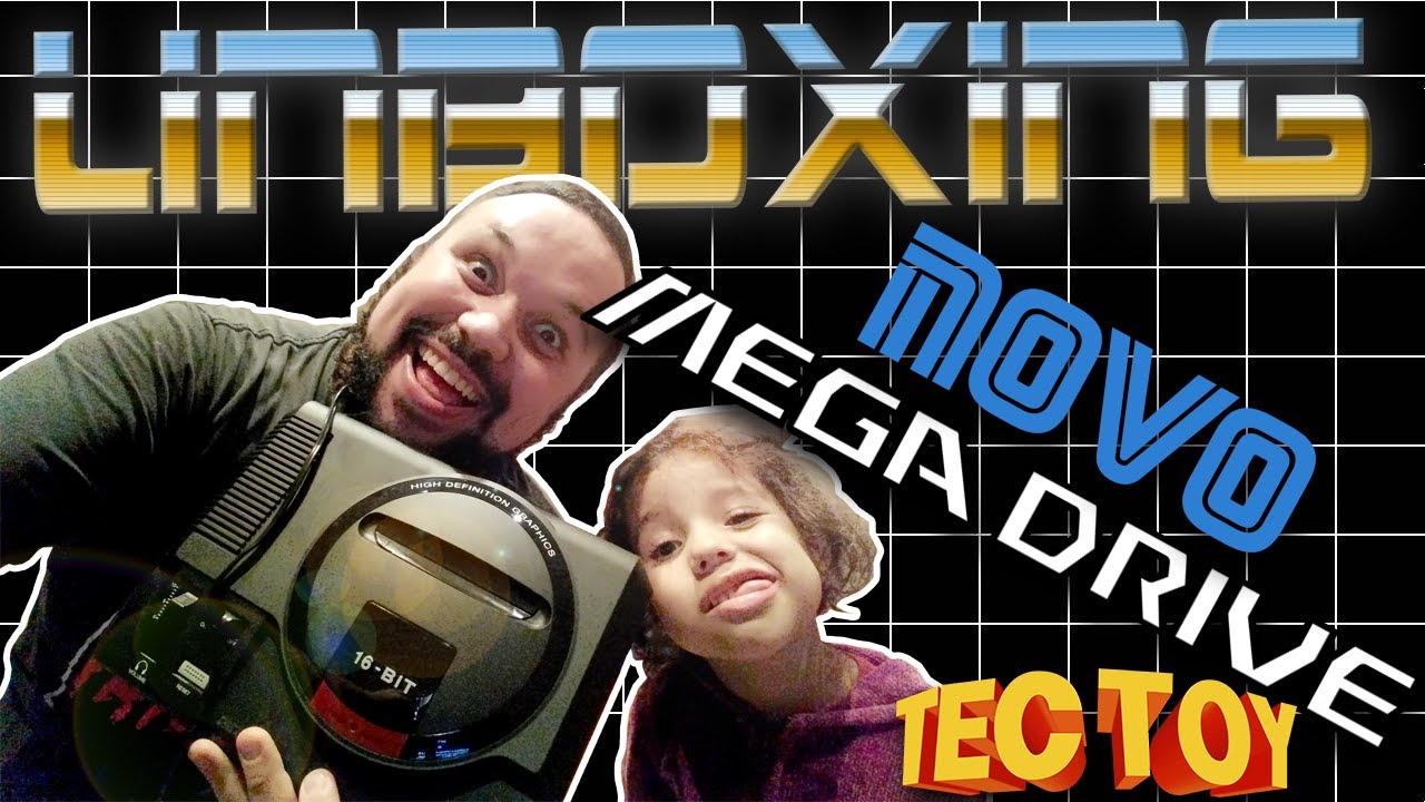 Unboxing | MEGA DRIVE da Tectoy + Controle de 3 e 6 Botões