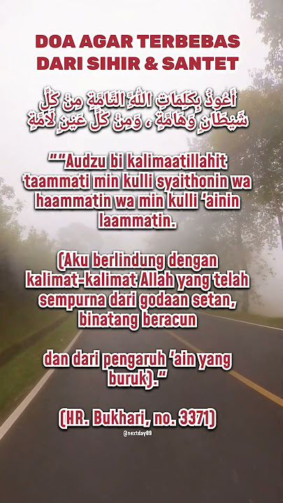 Doa Agar Terbebas Dari Sihir Dan Santet#doa#dzikir#amalan#sihir#santet#istighfar