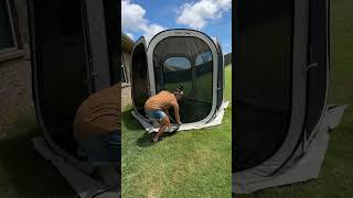 This screen house is from East Oak and is amazing quality and super easy to put up and take down!