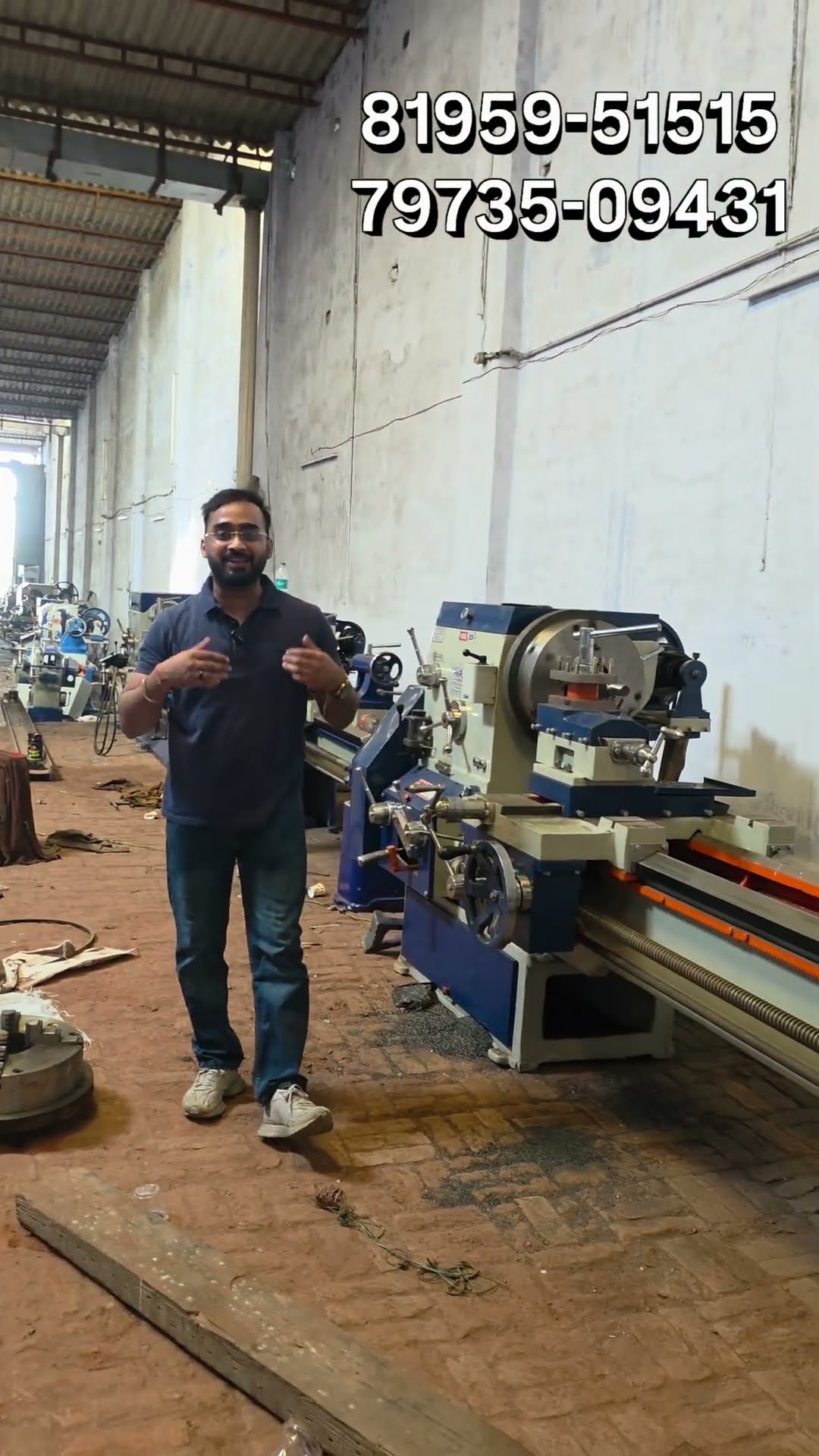 10 ft lathe with true chuck fitting