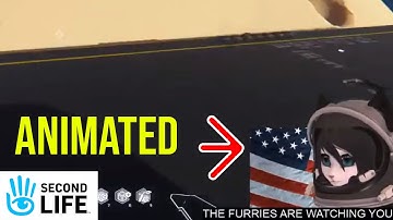 How to Put Your ANIMATED Second Life Avatar on Any Livestream You do