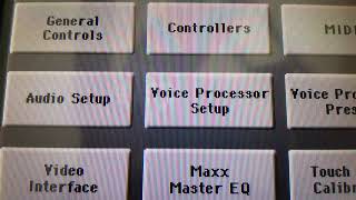 Korg 3X Global Ayarlari Voi̇ce Processor Setup