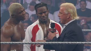 CM Punk Saves Ric Flair From Elijah Burke & Shelton Benjamin: WWE ECW February 19, 2008 HD