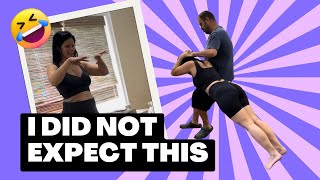 Challange Accepted Watch Till The End🤣#fail #lifeinsurance #couplegoals #couplechallenge