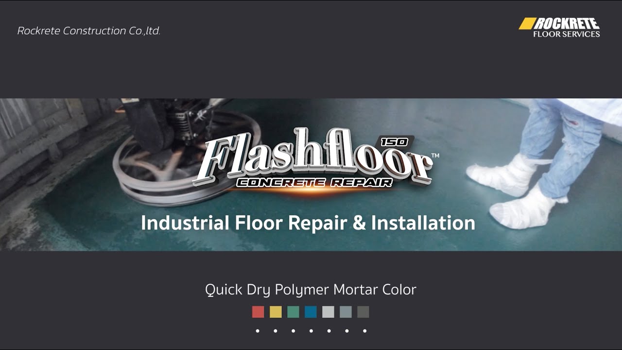 Industrial Floor Repair & Installation Quick dry Polymer Mortar Color