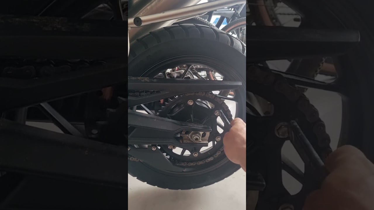 Corrente da moto oval / ovalizada . Como resolver?