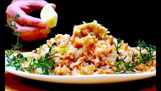 【西雅图美食】第80期: 🐠  日式三文鱼炊饭，这样做真好吃 😋 Japanese style salmon steamed rice
