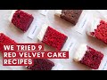 We Tried 9 Red Velvet Cake Recipes