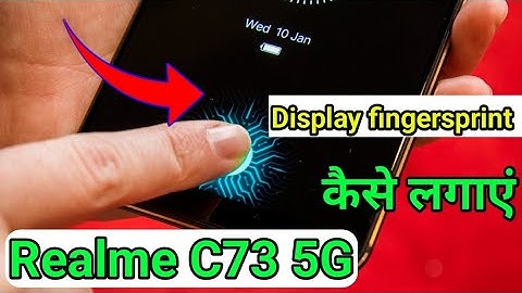 Realme C73 5G Display fingerprint kese lagaye || How to enable display fingerprint in realme C73 5G