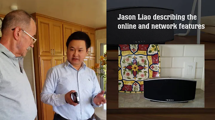 Jason Liao describing the online and network featu...