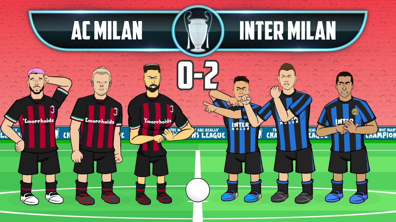 Inter amassa o Milan no primeiro tempo e larga na frente nas semifinais da  Champions - Folha PE