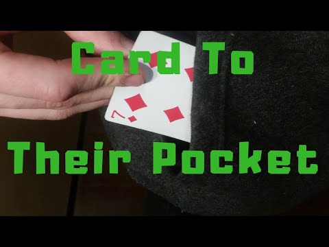 CARD TO SPECTATORS POCKET! TUTORIAL