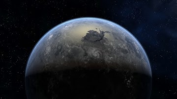 Unity3D Procedural Planets - Real time animated water / polar caps (WIP)