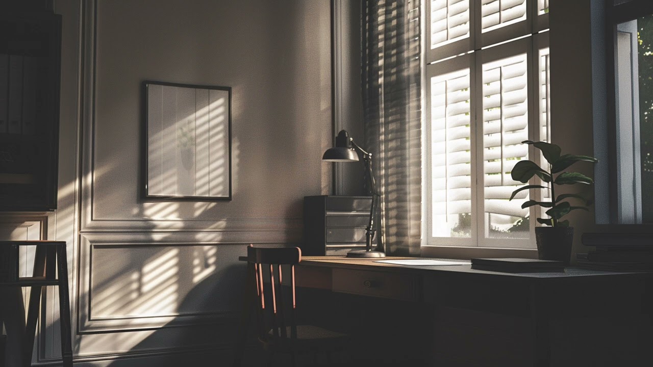 Quiet Morning Workspace｜Calm Ambient for Focus (1 Hour)
