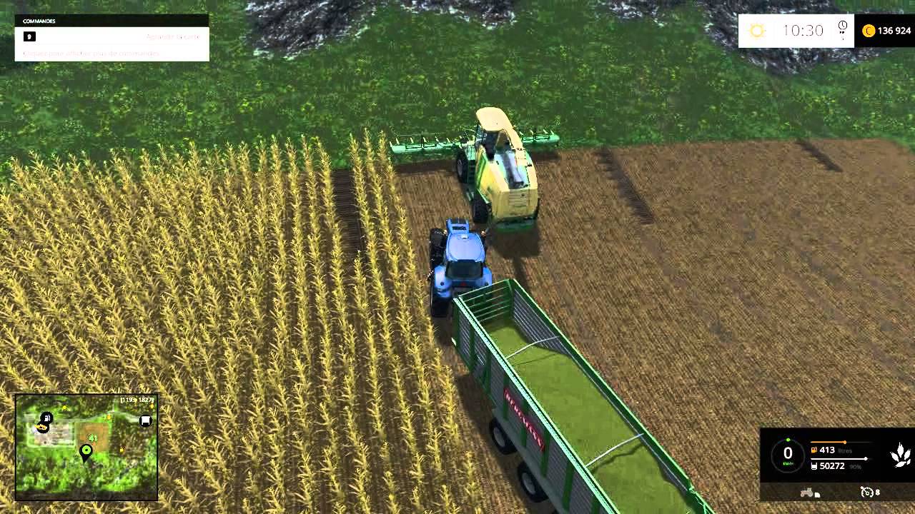 [TUTO] Comment avoir de l’ensilage sur Farming Simulator 2015 - YouTube