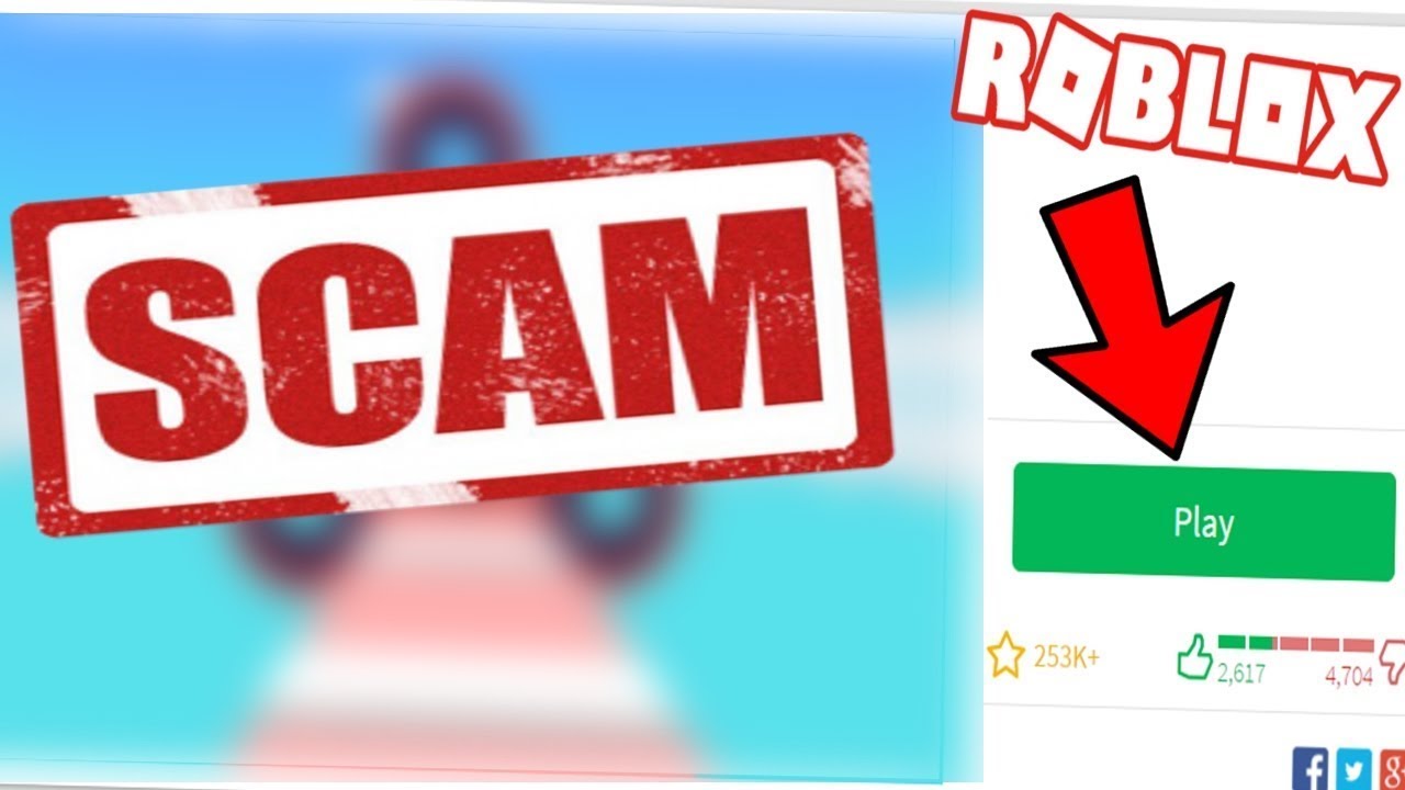DON'T FALL INTO THE ROBLOX FAKE GAMEROBLOX YouTube