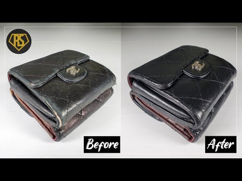 🎧ASMRㅣChanel Classic  Flap Wallet Restorationㅣ샤넬 클래식 플랩지갑 복원ㅣ4K
