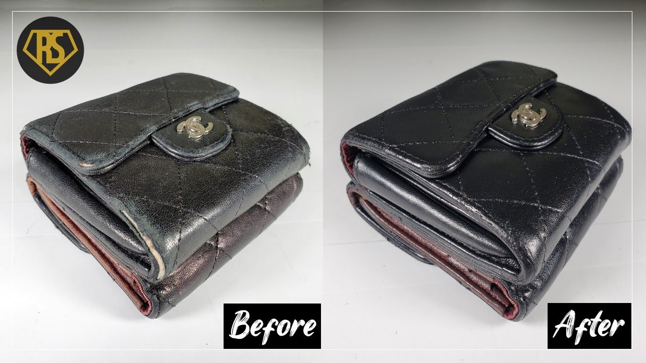 🎧ASMRㅣChanel Classic  Flap Wallet Restorationㅣ샤넬 클래식 플랩지갑 복원ㅣ4K