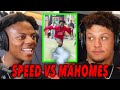 &quot;I&#39;m FASTER Than You!&quot; - IShowSpeed Trolls Patrick Mahomes&#39; 40yard Dash