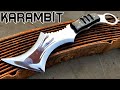 Forged tactical karambit knife out of junk  knife making