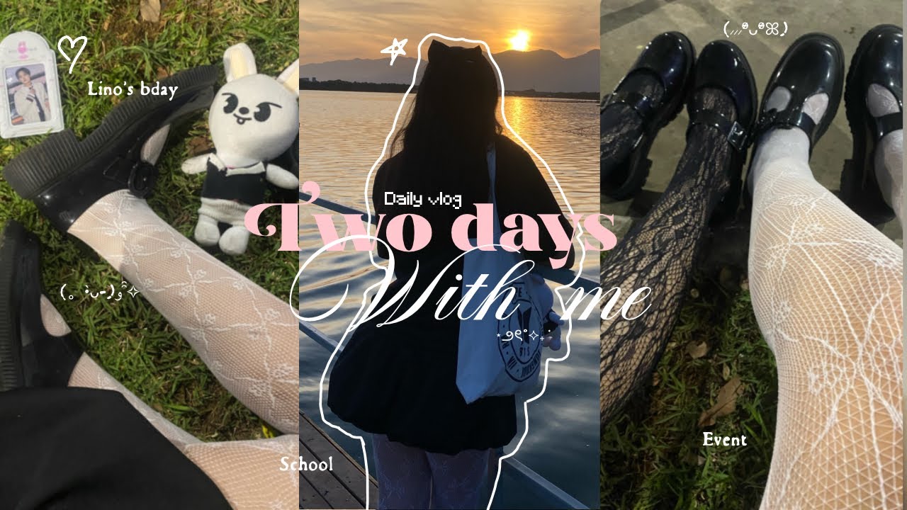 Daily vlog 🐰 │ aniversário do lee know, evento, escola, grwm  e muito mais! 🌷