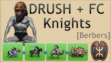 Drush FC Into Knights as Berbers - Silent Meditational Build Order