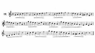 arban trompeta ejercicios N° 19