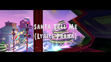 Santa Tell Me (Lyrics Prank) - Roblox