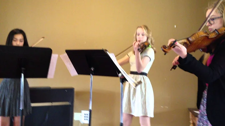 Crystalize: Violin Quartet by Lindsay Sterling, arr. Erika Zabowski. Chamber Recital 12/13/14