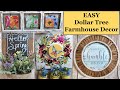 EASY, MUST-TRY Farmhouse Decor DIYs to CRAFT YOUR STASH!!! #dollartreediy #farmhousedecor