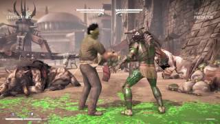 Mortal Kombat X Leatherface vs Predator