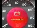 BATTERY VISIT WORKSHOP Warning Light on Mercedes (SOLVED!)