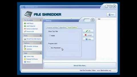 FileShredder Tutorial