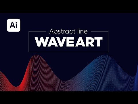 Create Abstract Wave Line Art | Adobe Illustrator Tutorial