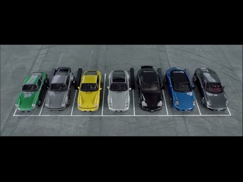 Creating a symphony with 7 generations of Porsche 911