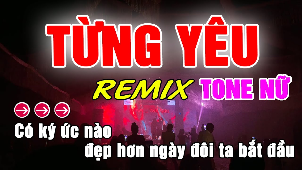 Từng Yêu Karaoke Remix Tone Nữ _ Beat Thanh Hà