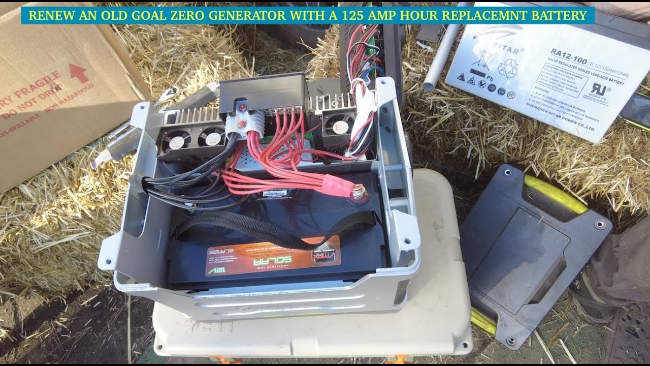 Battery Replacement in my GOAL ZERO 1250 Generator.