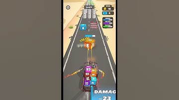 Car Rush 2048 Gameplay Level 8 (Android & ios) #level #shorts #reels #mobilegame #games #car