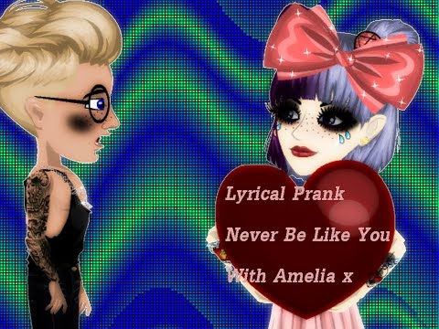 Lyrical Prank #1 (Msp Version With Amelia) - Never Be Like You -