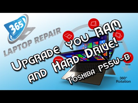 Upgrade the Hard Drive and RAM on the Toshiba P55W-B!
