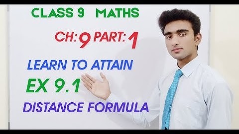 Distance Formula | Ex 9.1 | Chapter 9(part 1) | Class 9th Maths | Learn To Attain