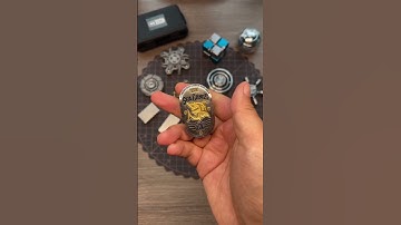 Epic Ratchet Tech! 🛠️ Rotor-Powered 2-in-1 Fidget Slider UNBOXED #metal #fidgettoys #fidgetslider